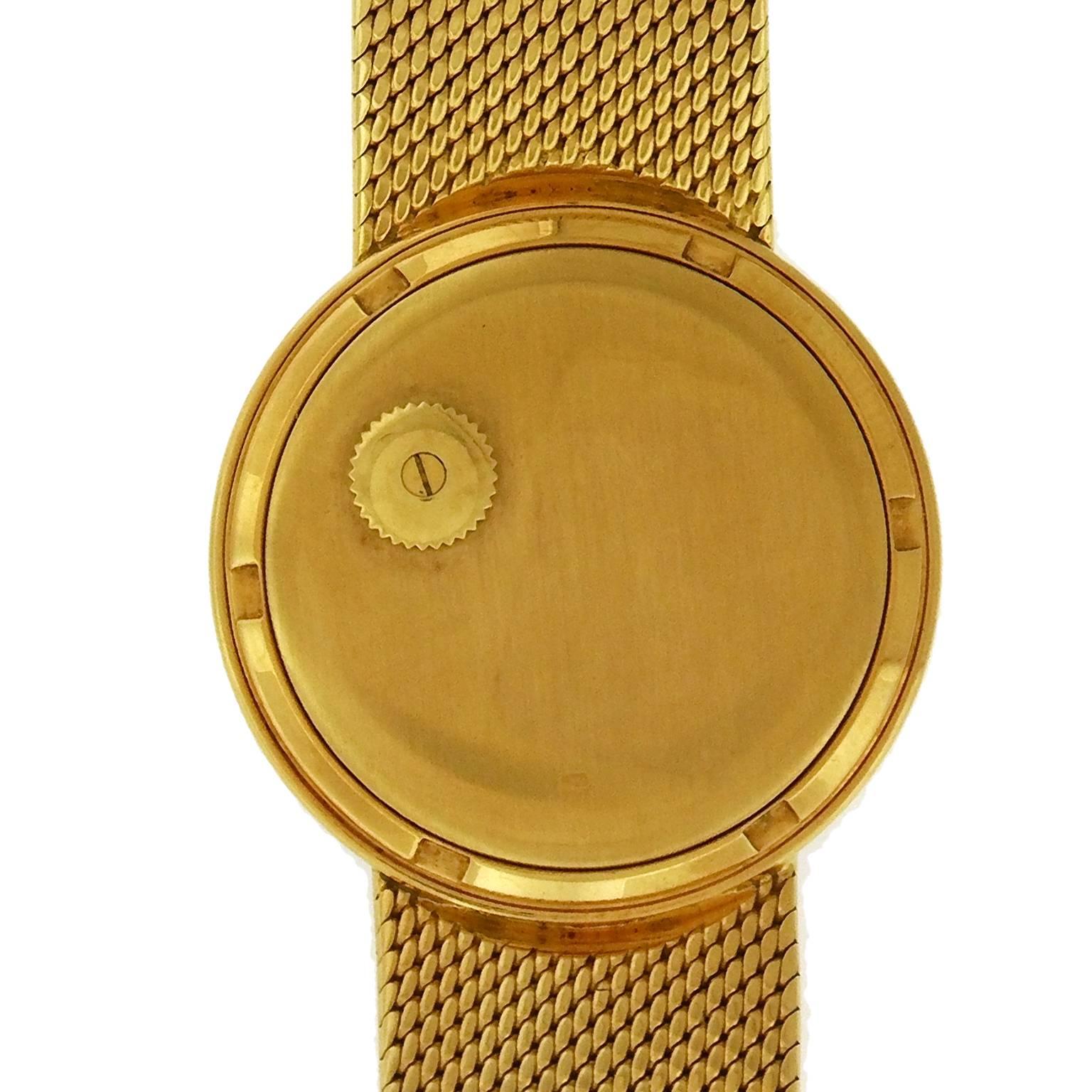 Patek Philippe Yellow Gold  Automatic Bracelet Wristwatch Ref 3563/3  In New Condition In New York, NY