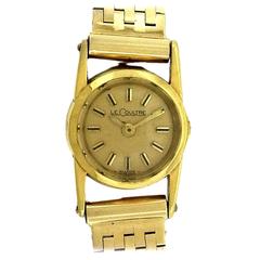 Jaeger LeCoultre Ladies Yellow Gold Bracelet Wristwatch, circa 1940s 7