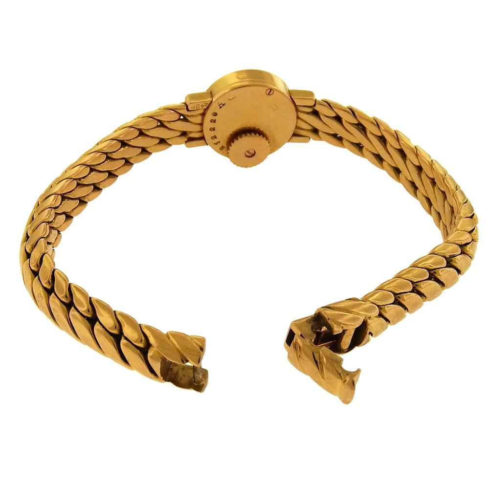 Cartier Pink Gold European Watch and Clock Co. Manual Cocktail