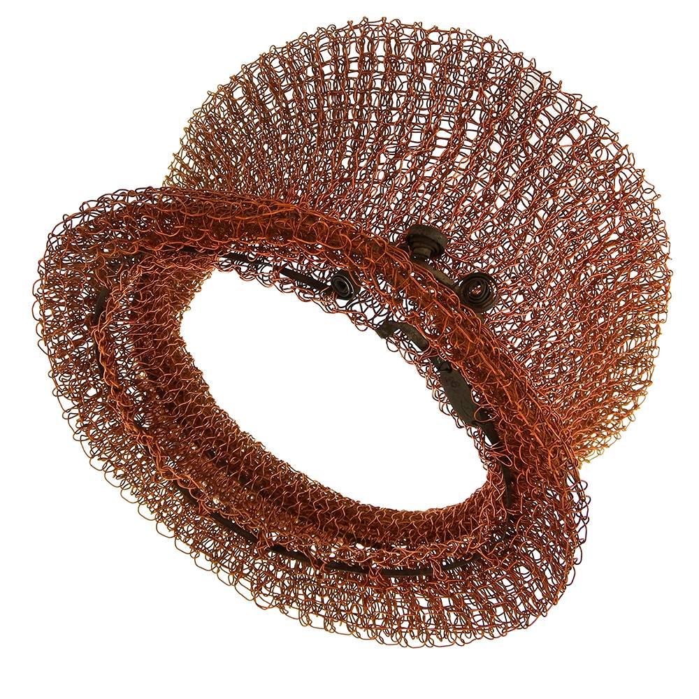 Arline Fisch, Crocheted Cuff Bracelet For Sale at 1stDibs
