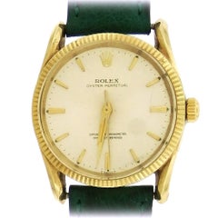 Rolex yellow gold Oyster Perpetual Bombay self-winding Wristwatch, 1960s 4
