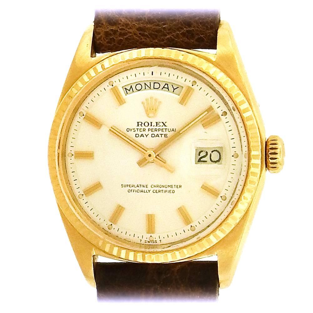 Rolex Yellow Gold Vintage Day-Date self-winding wristwatch Ref. 1803