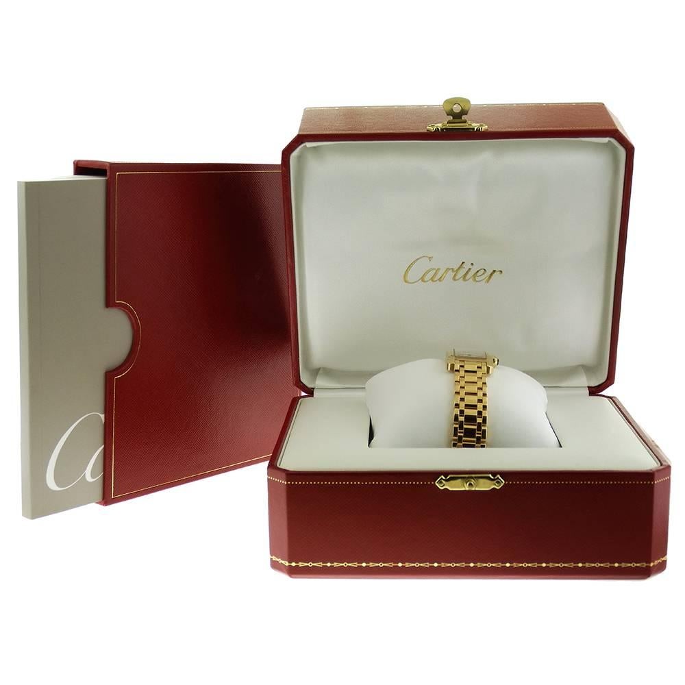 Cartier Ladies Yellow Gold Tank Americaine Ref 2482 Quartz Wristwatch 1