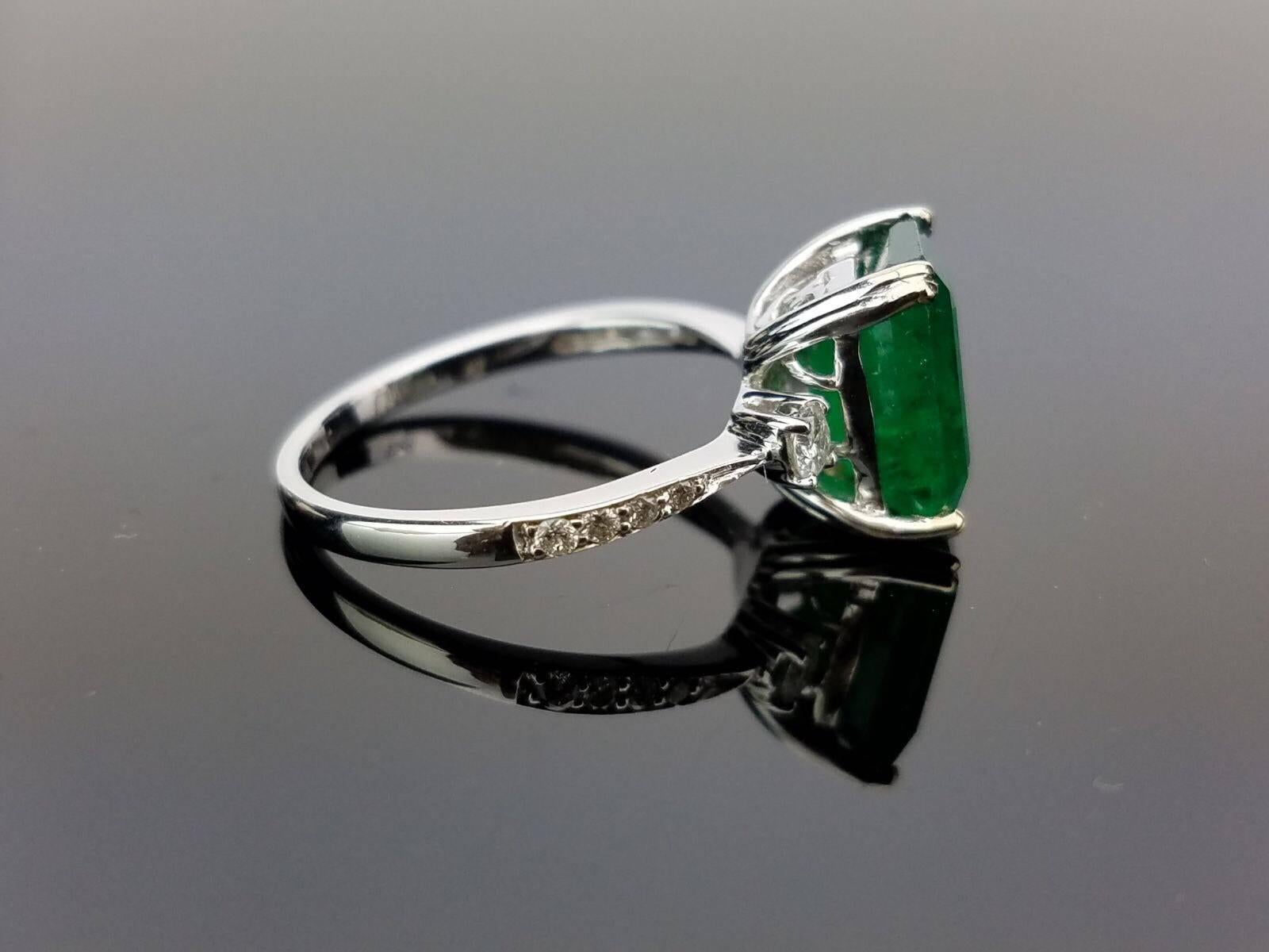 zambian emerald engagement rings