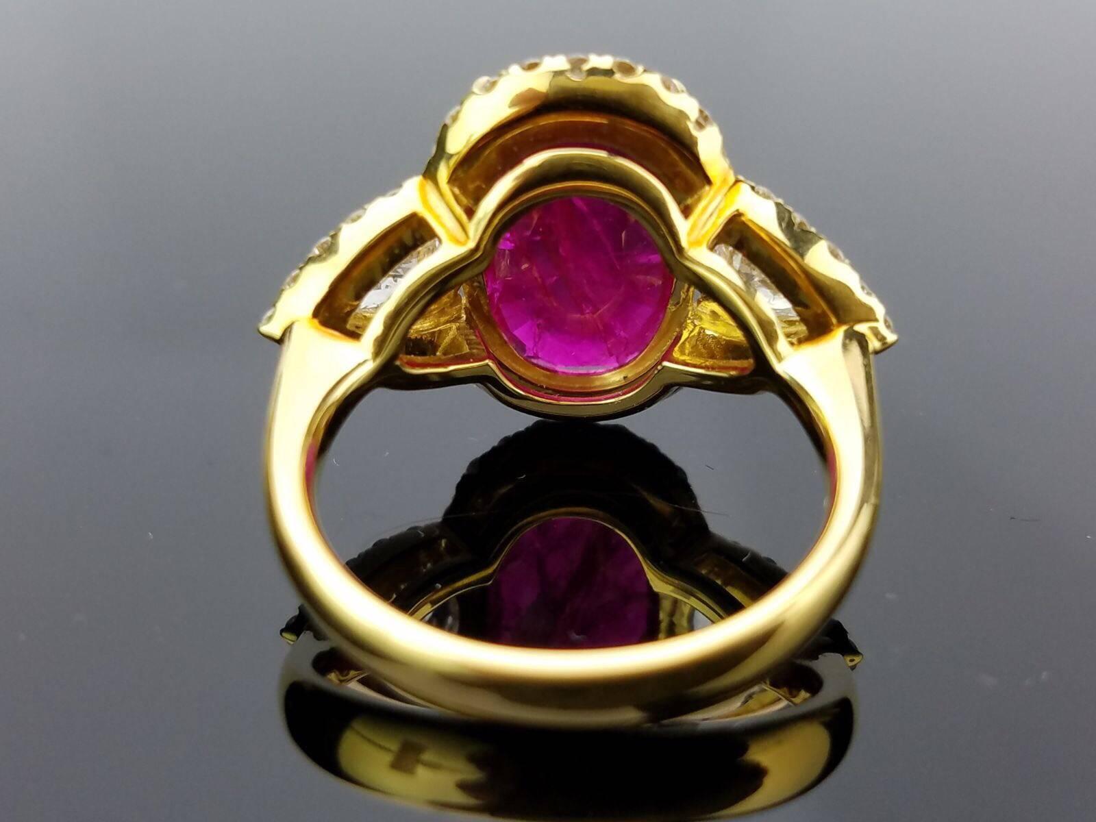 mozambique ruby ring