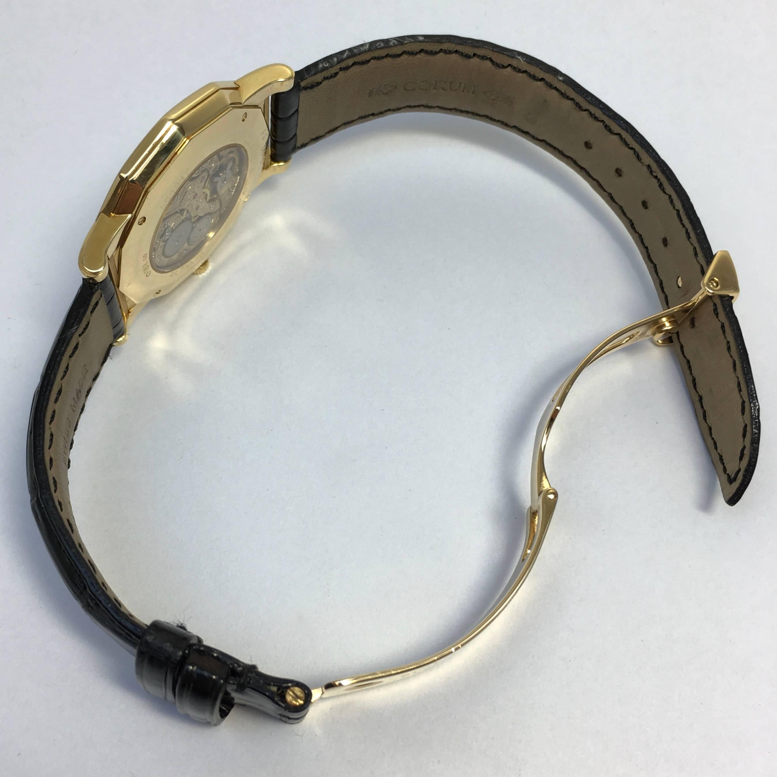 Corum Yellow Gold Admiral's Cup Anniversary Ltd Ed mechanical Wristwatch, 1995 1