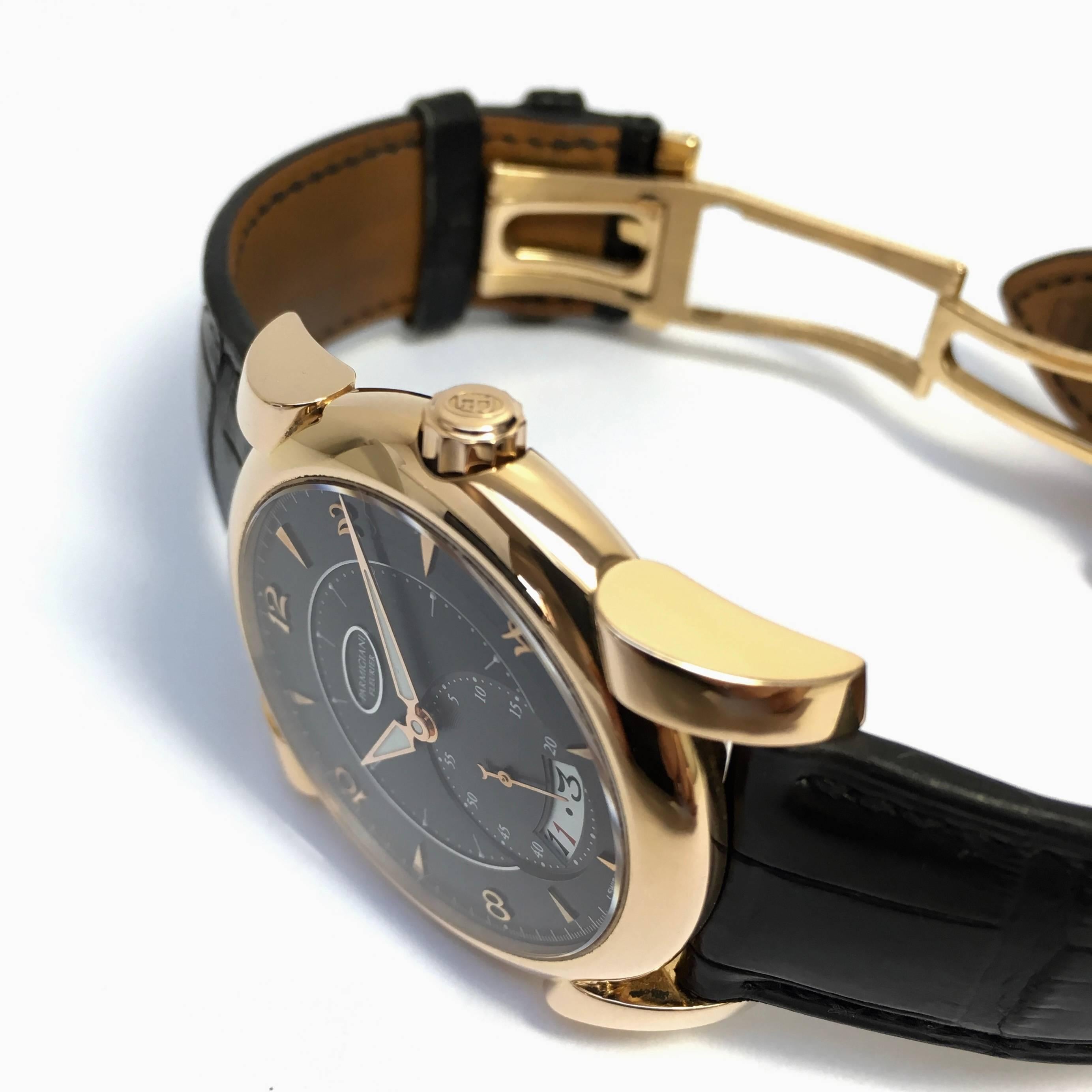 Parmigiani Fleurier Kalpa Tonda Pink Gold One of 35 Made Wristwatch In Excellent Condition In EL Waalre, NL