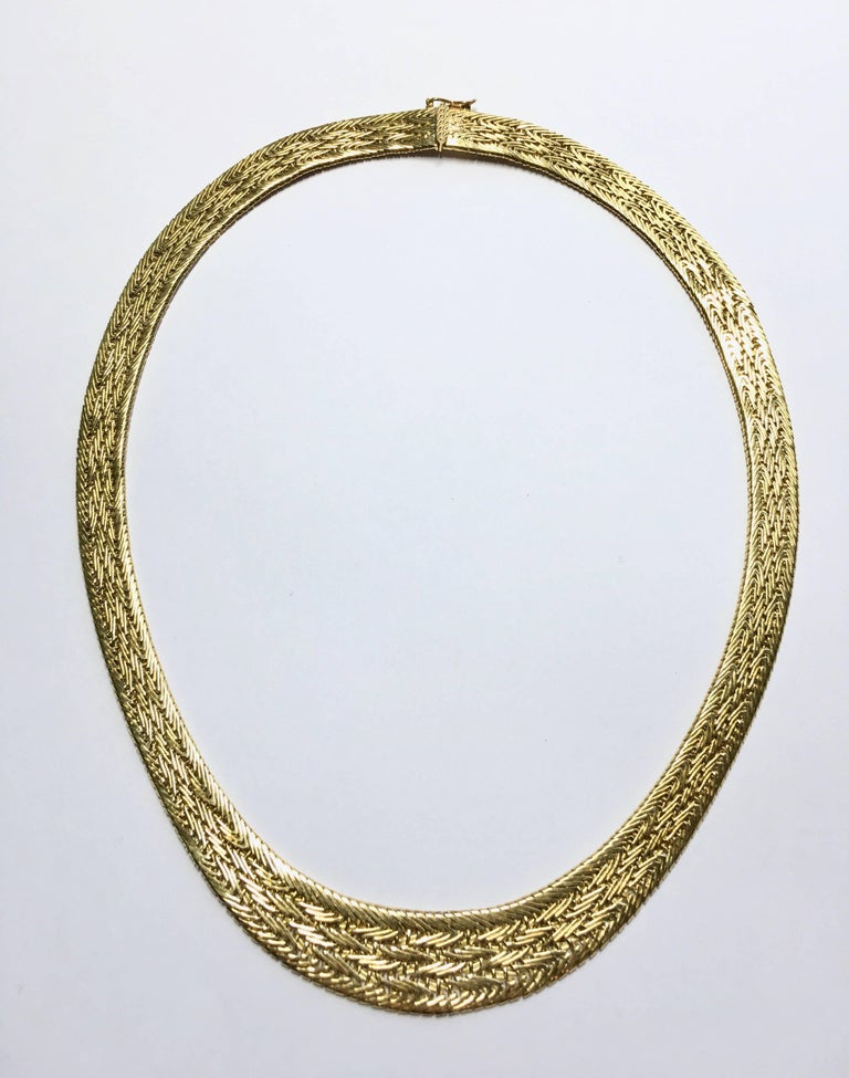Necklace, Yellow Gold, 18 carat, Italian Design, 67 gram