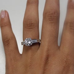 Octavie 1, 56ct Diamond Art Deco Engagement Ring   Designed by Valerie Danenberg