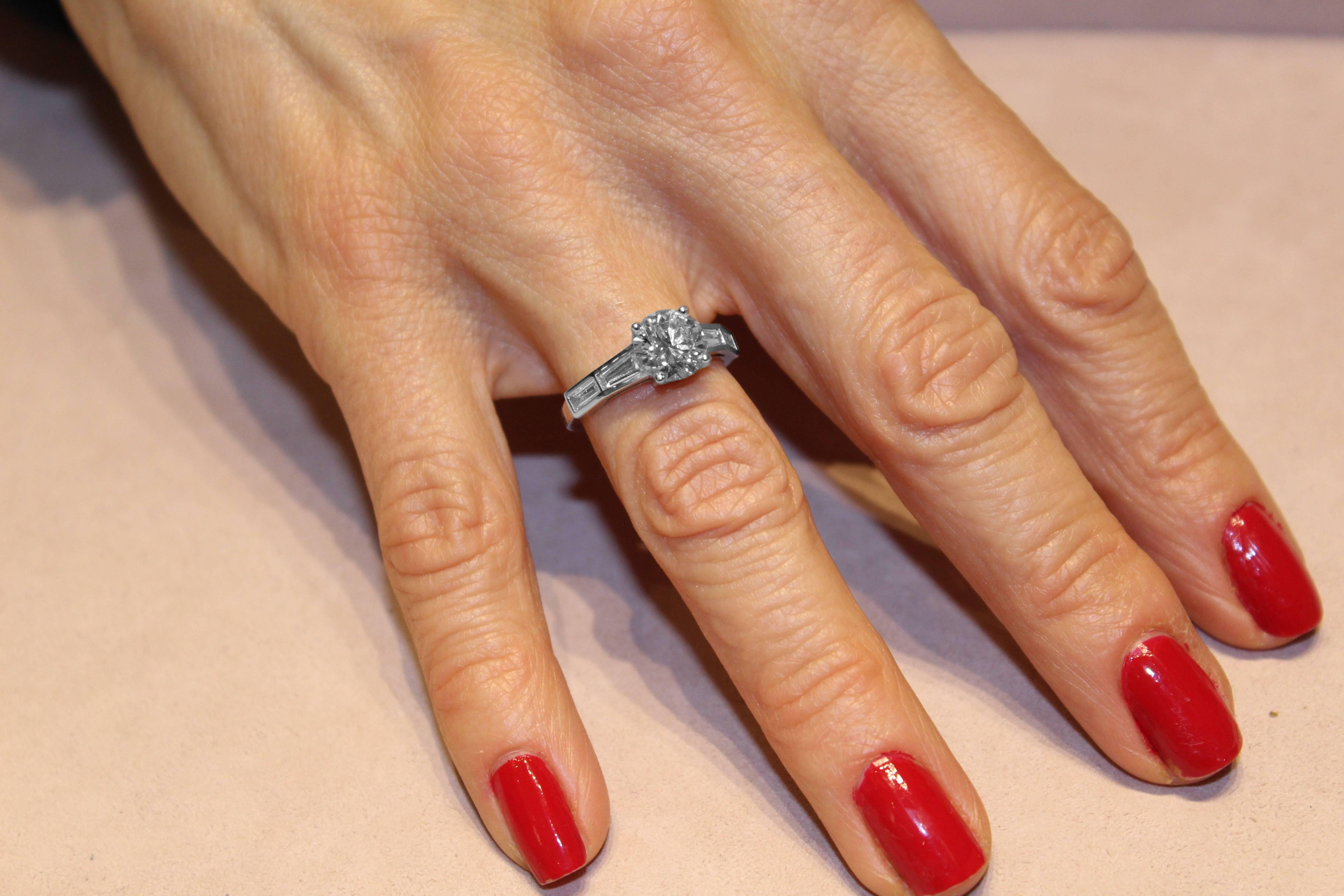 Women's Octavie 1, 56ct Diamond Art Deco Engagement Ring   Designed by Valerie Danenberg For Sale