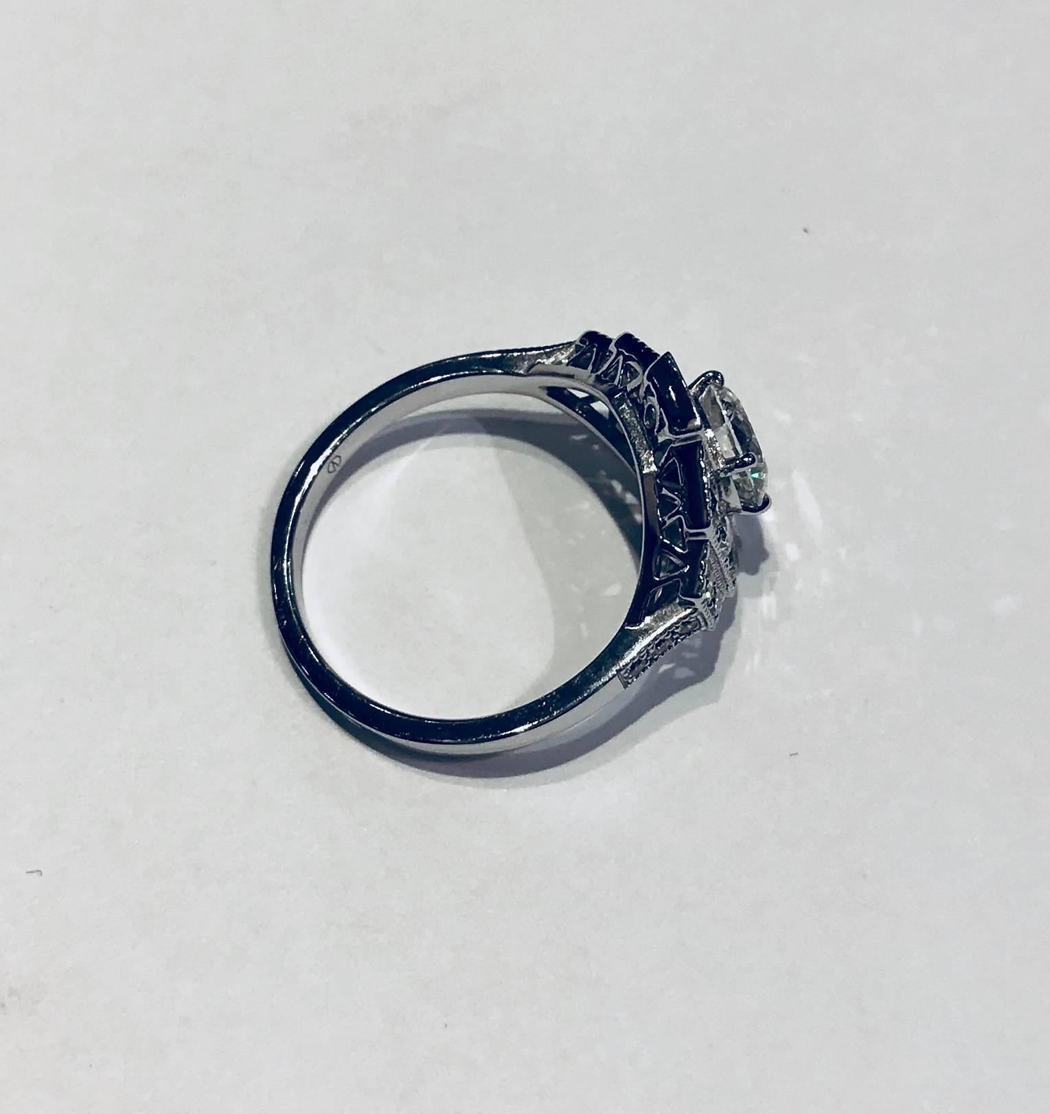 Art Deco Ludmilla Diamond Ring For Sale
