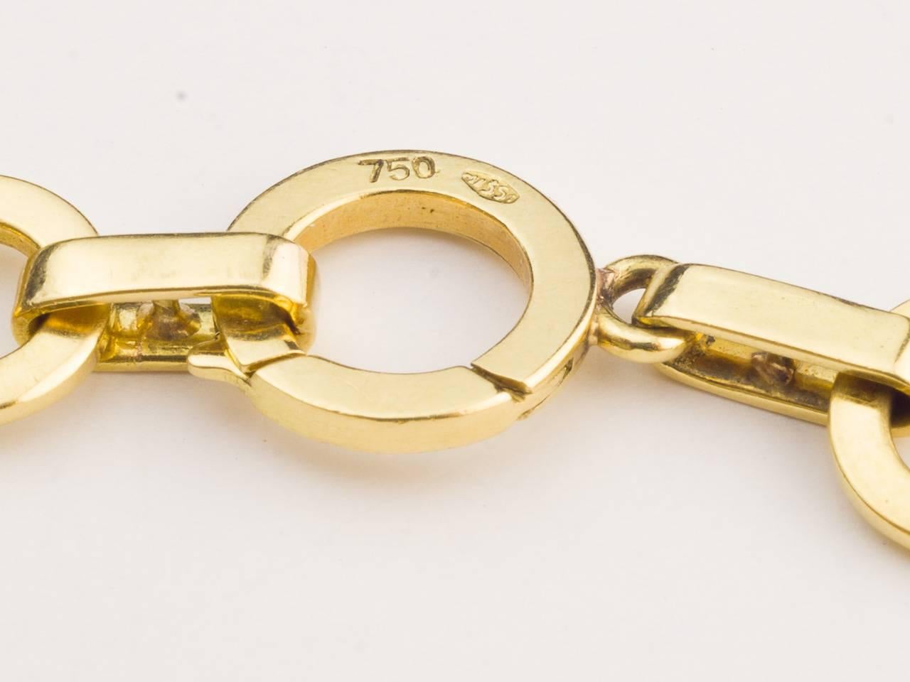 Malachite Gold Chain Necklace 1