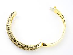 Roberto Coin DIamond  Enamel Honeycomb Bangle