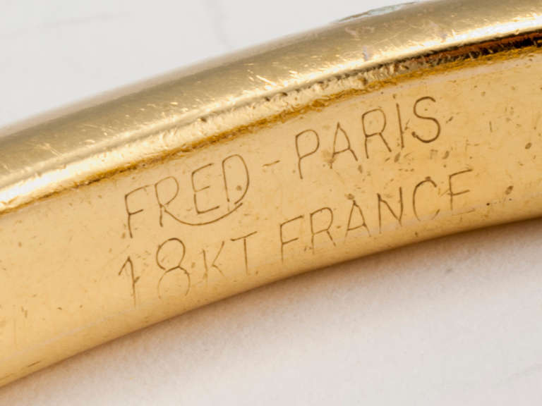 Diamond Bangle Bracelets by Fred Paris