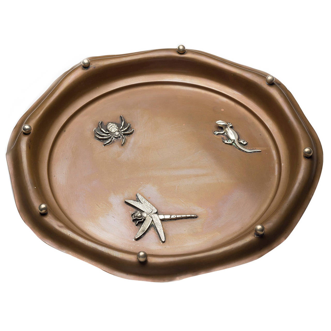 Tiffany & Co. Mixed Metal Arts & Craft Tray
