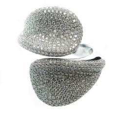 MicropavƩ Diamond White Gold Ring 7