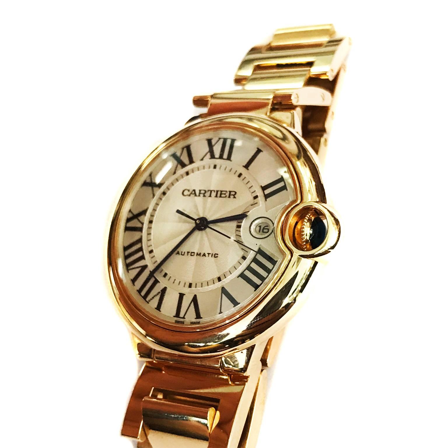 CARTIER Ballon Bleu 18K Rose Gold Watch

Model: W69006Z2
42mm Case

18K Rose Gold Band, Crown, Case

Comes with box and papers

Retail: $32,900.00

USED