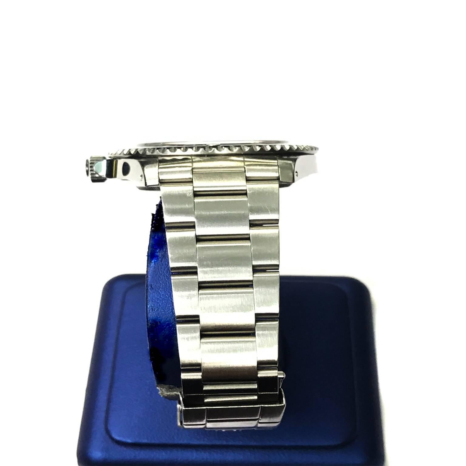 Rolex Stainless Steel Submariner Wristwatch Ref 14060M, 2002 In Excellent Condition In Boca Raton, FL