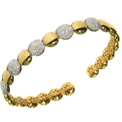 Diamond Gold Flexible Bracelet