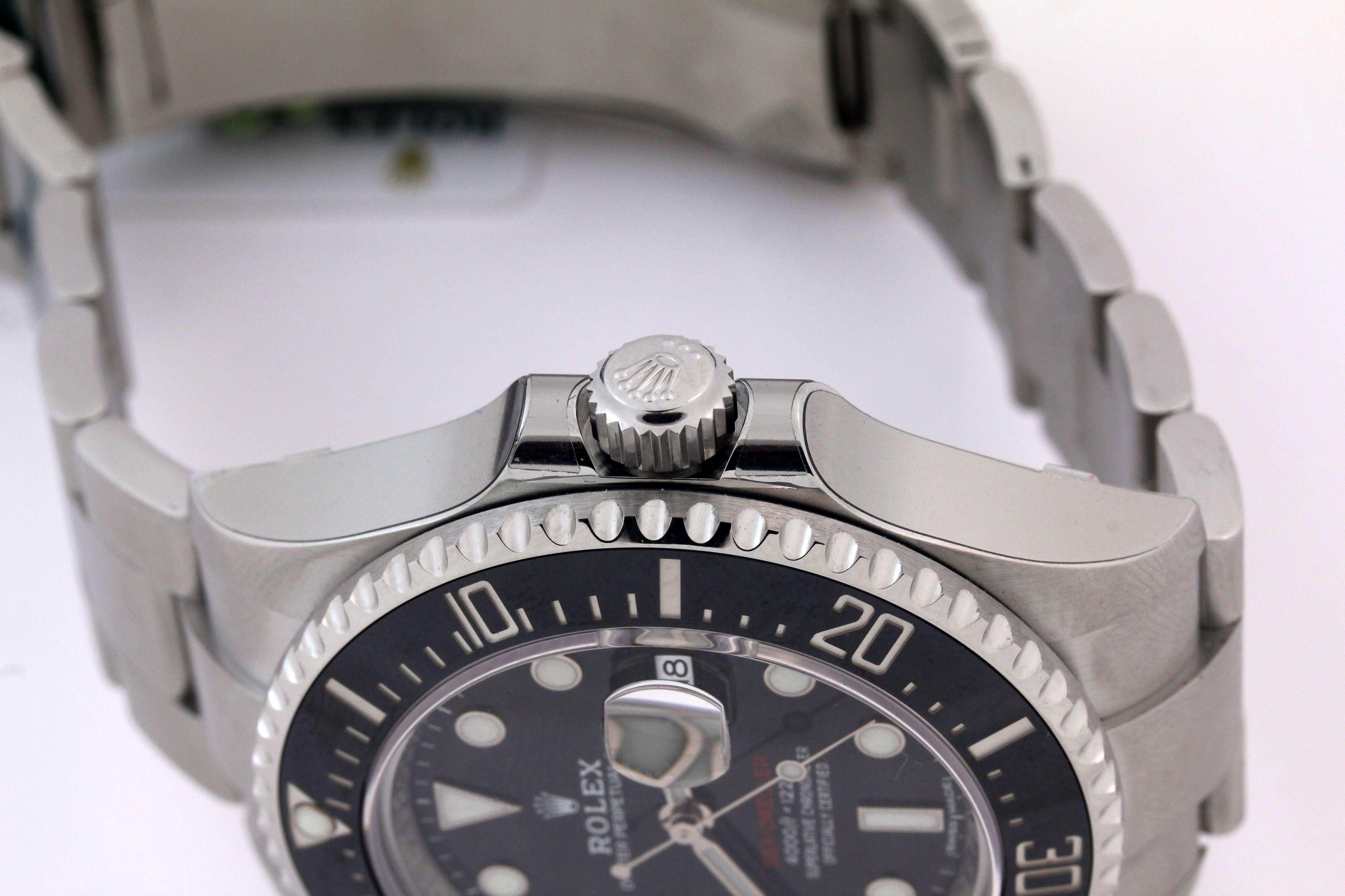 Rolex Stainless Steel Sea-Dweller Wristwatch Ref 126600, 2017 6