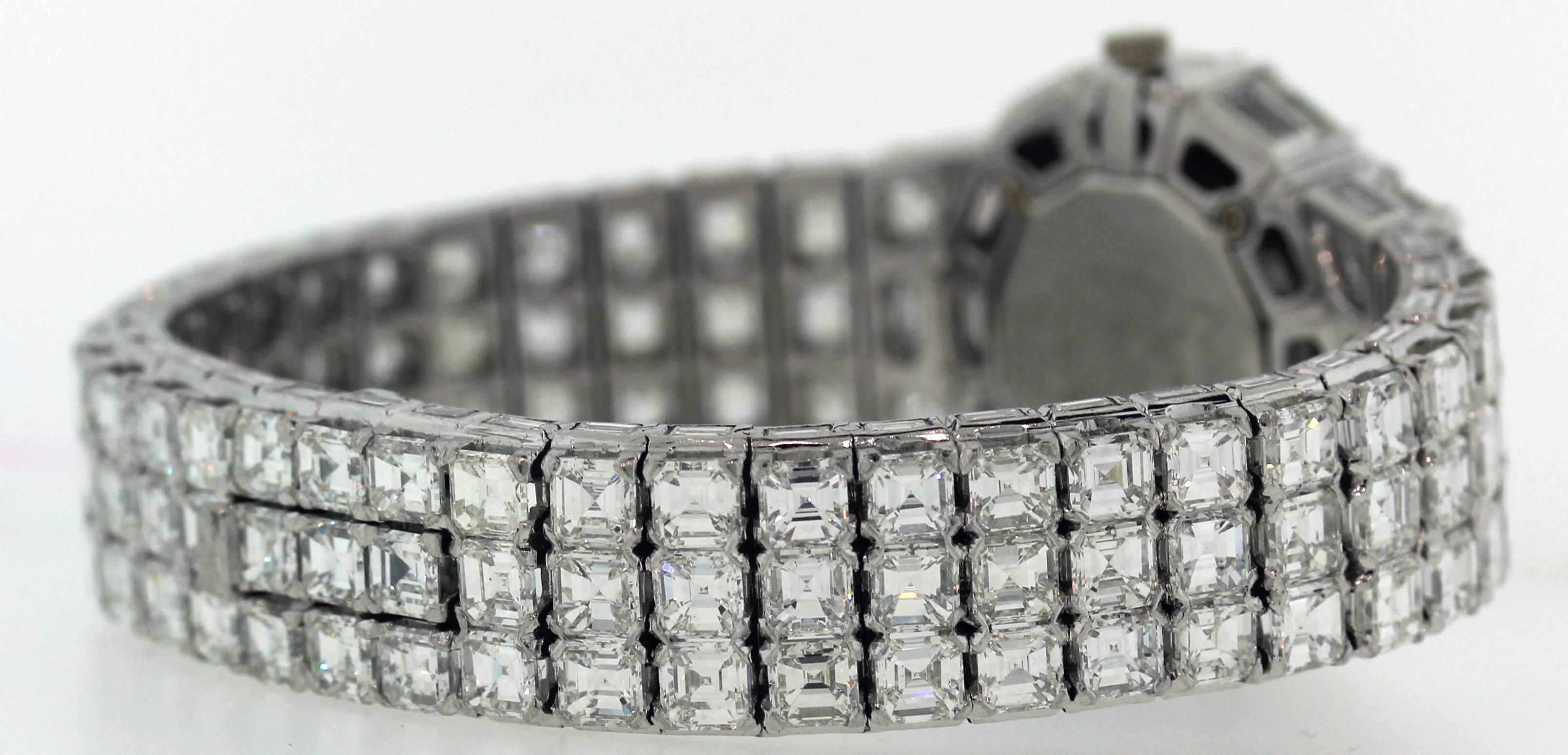 Piaget Platinum Diamond Limelight Aura mechanical Wristwatch at 1stDibs ...