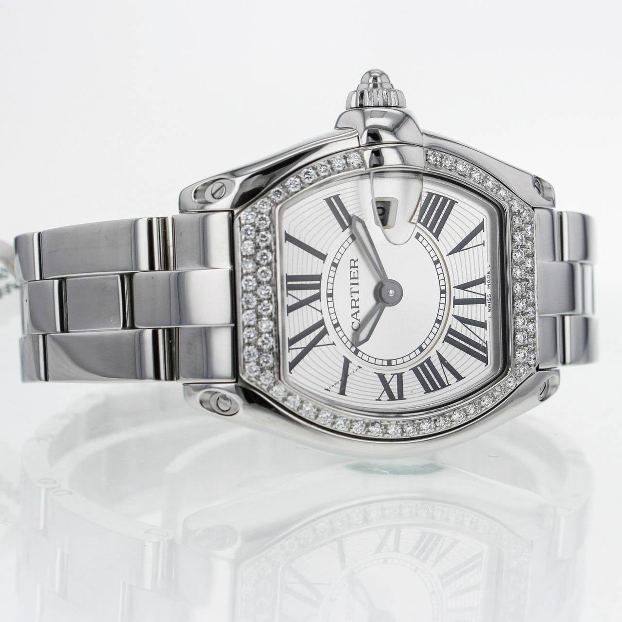 cartier roadster with diamonds