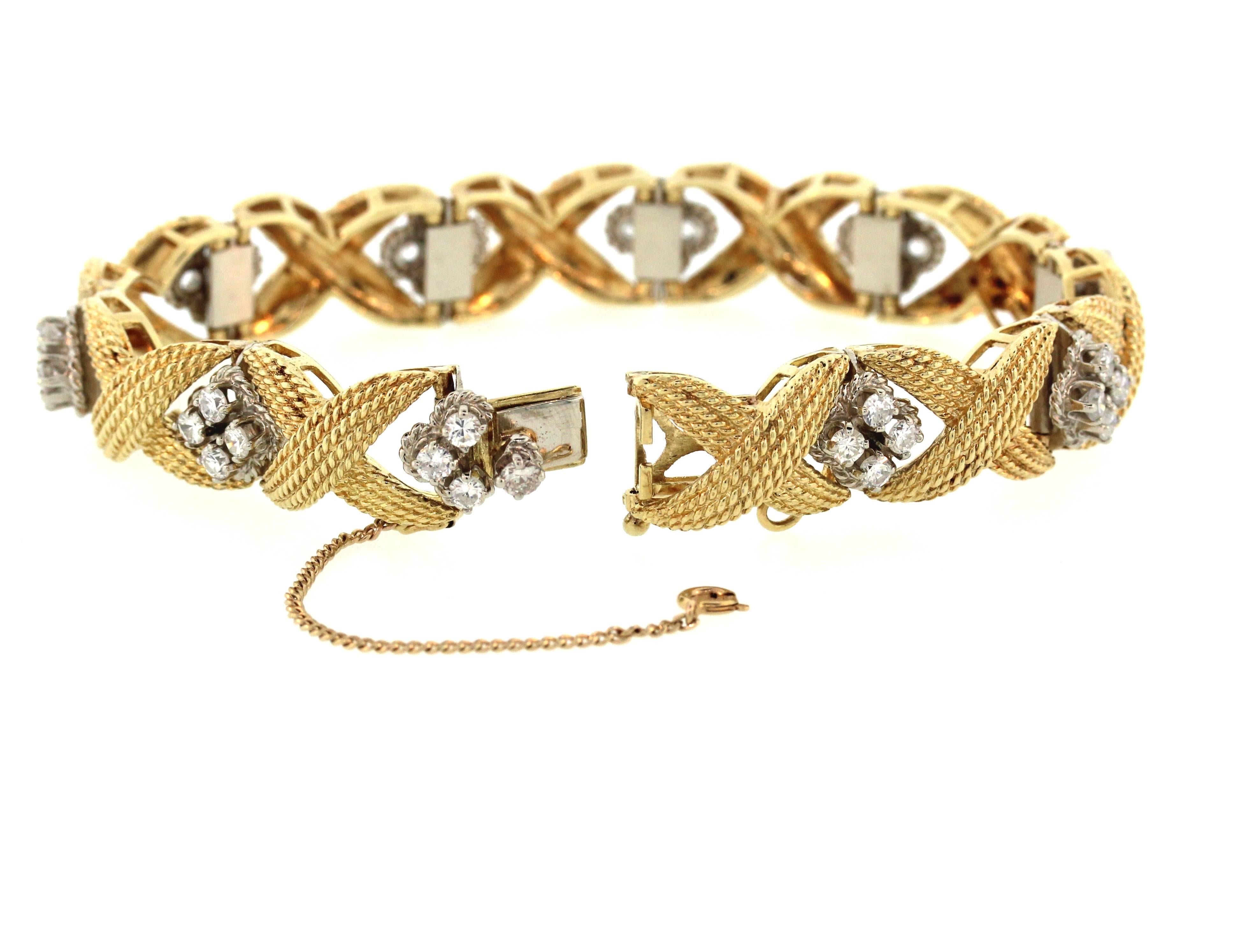 Diamond Gold Bracelet 1