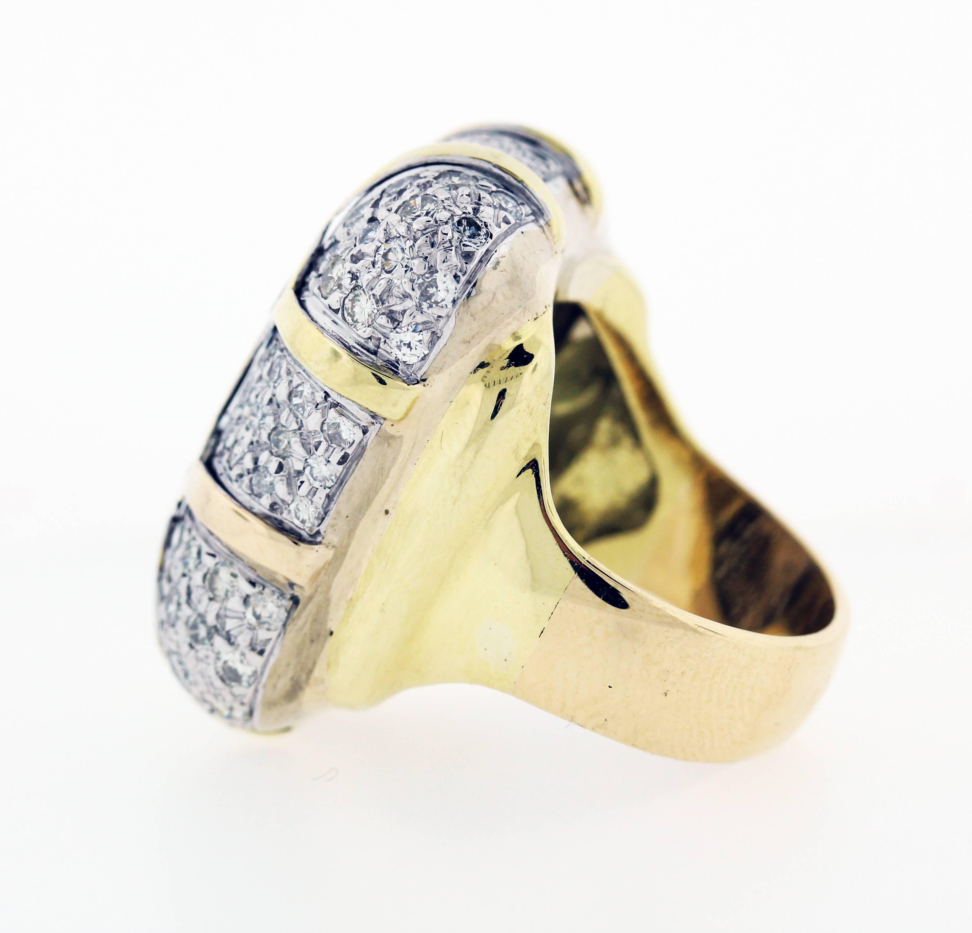 Women's Diamond Gold Ring