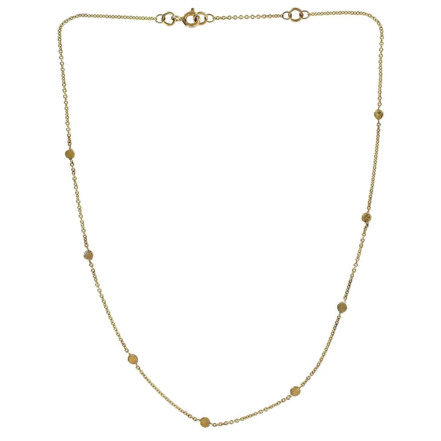 Ellie Air Orrery Gold Disc Choker Necklace For Sale