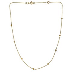 Ellie Air Orrery Gold Disc Choker Necklace