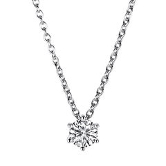Carlos Udozzo Ladies GIA Certified 18 Karat White Gold Diamond Necklace