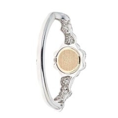 Piranesi White Gold 5.84 Carat Pave Diamond Wristwatch