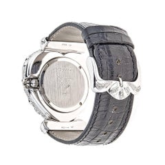 Piranesi White Gold 3.93 Carat Diamond Wristwatch