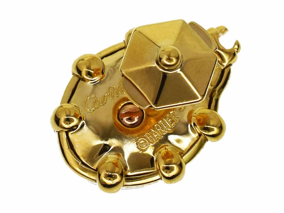 Women's or Men's Cartier Ladybug Motif Pin Brooch 18 Karat Yellow Gold
