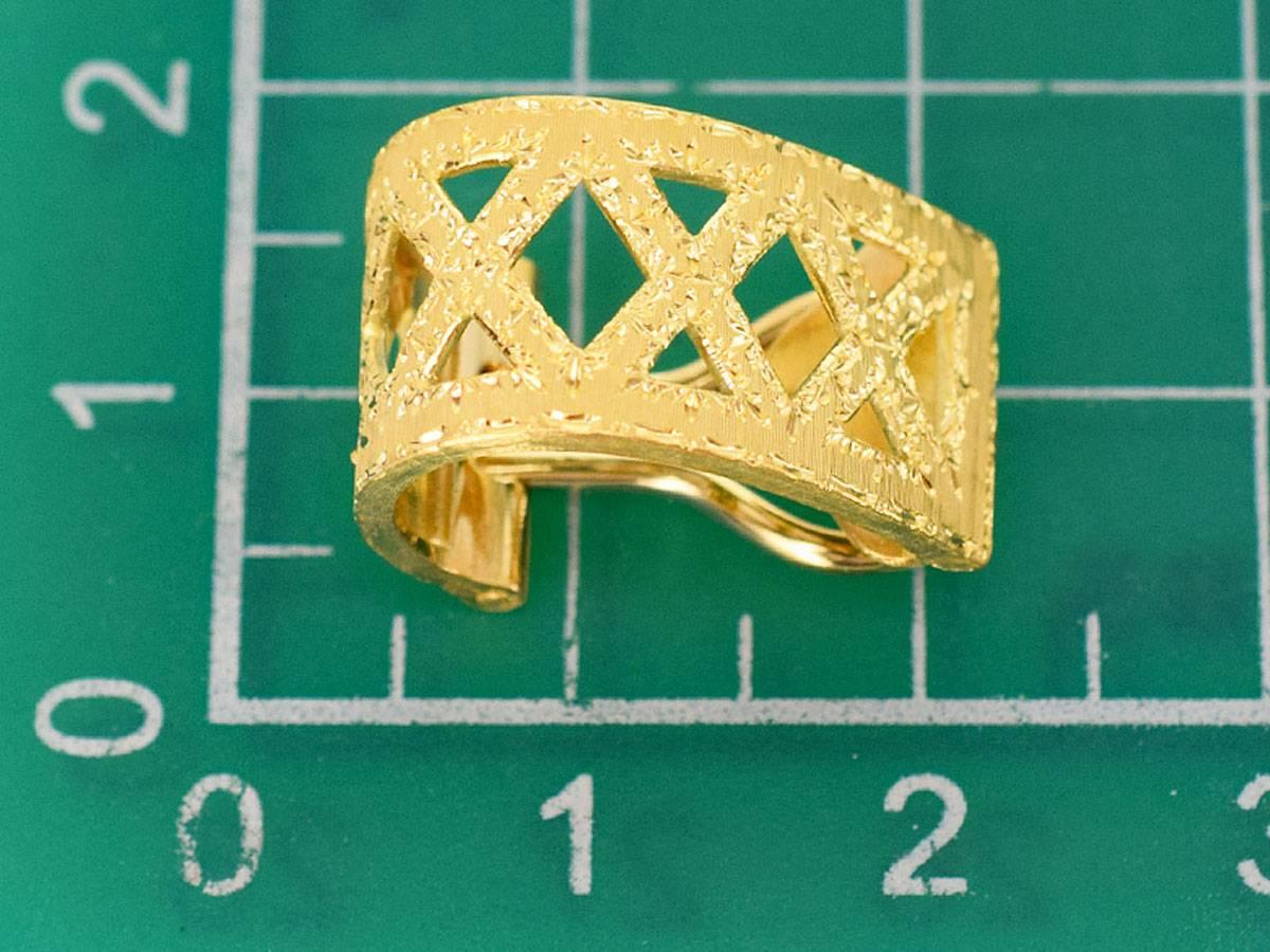 Federico Buccellati Design 18 Karat Yellow Gold Clip Earrings 3