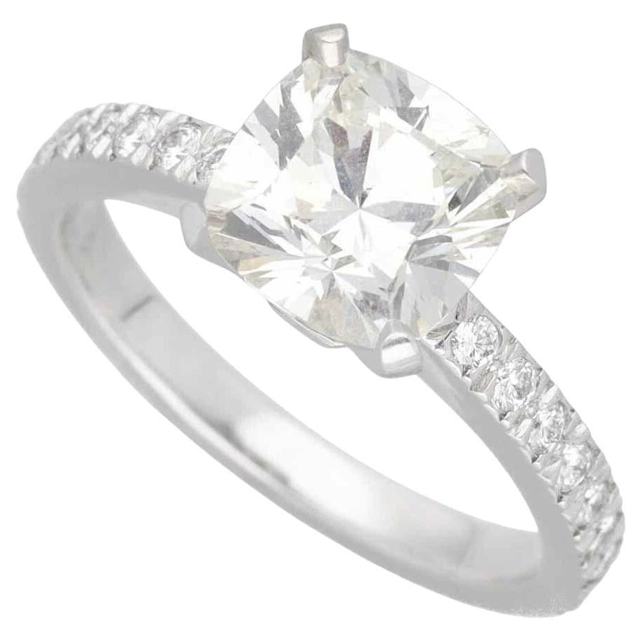 TIFFANY&Co. Novo Diamond 1.58ct I-VS1 Platinum Ring US 3 3/4
