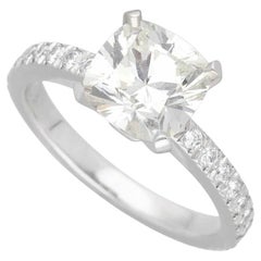 TIFFANY&Co. Novo Diamond 1.58ct I-VS1 Platinum Ring US 3 3/4