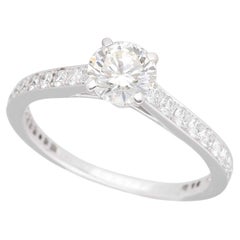 GRAFF Frame Round Diamond 0.58ct J-VVS1-Ex Platinum US 5