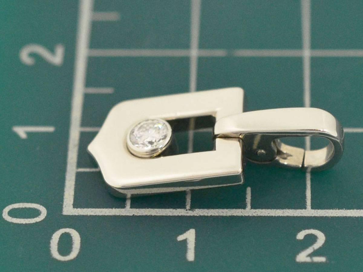 Cartier Diamond C2 Cut 88 Charm 18 Karat White Gold 4