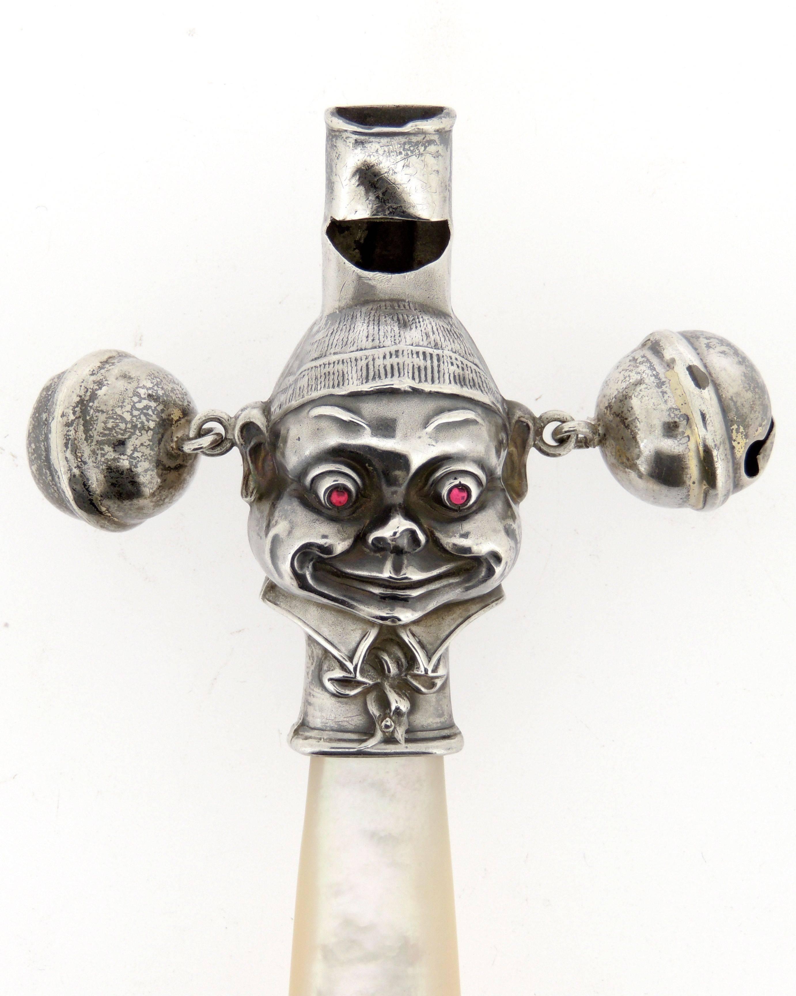webster sterling baby rattle