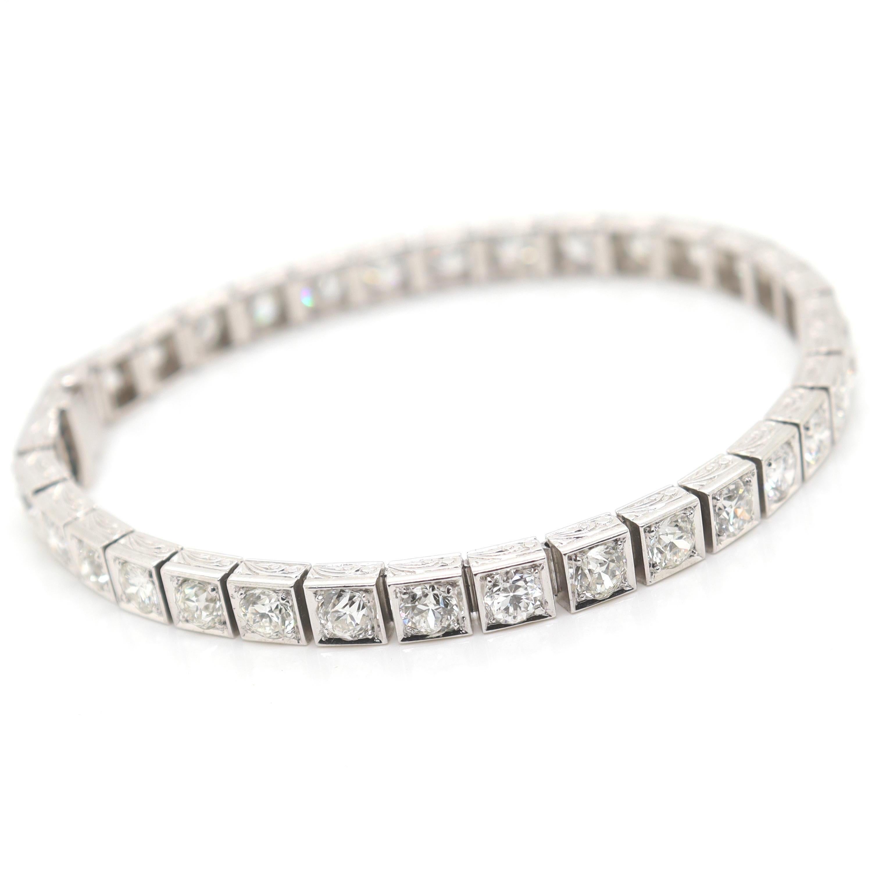 used diamond tennis bracelet