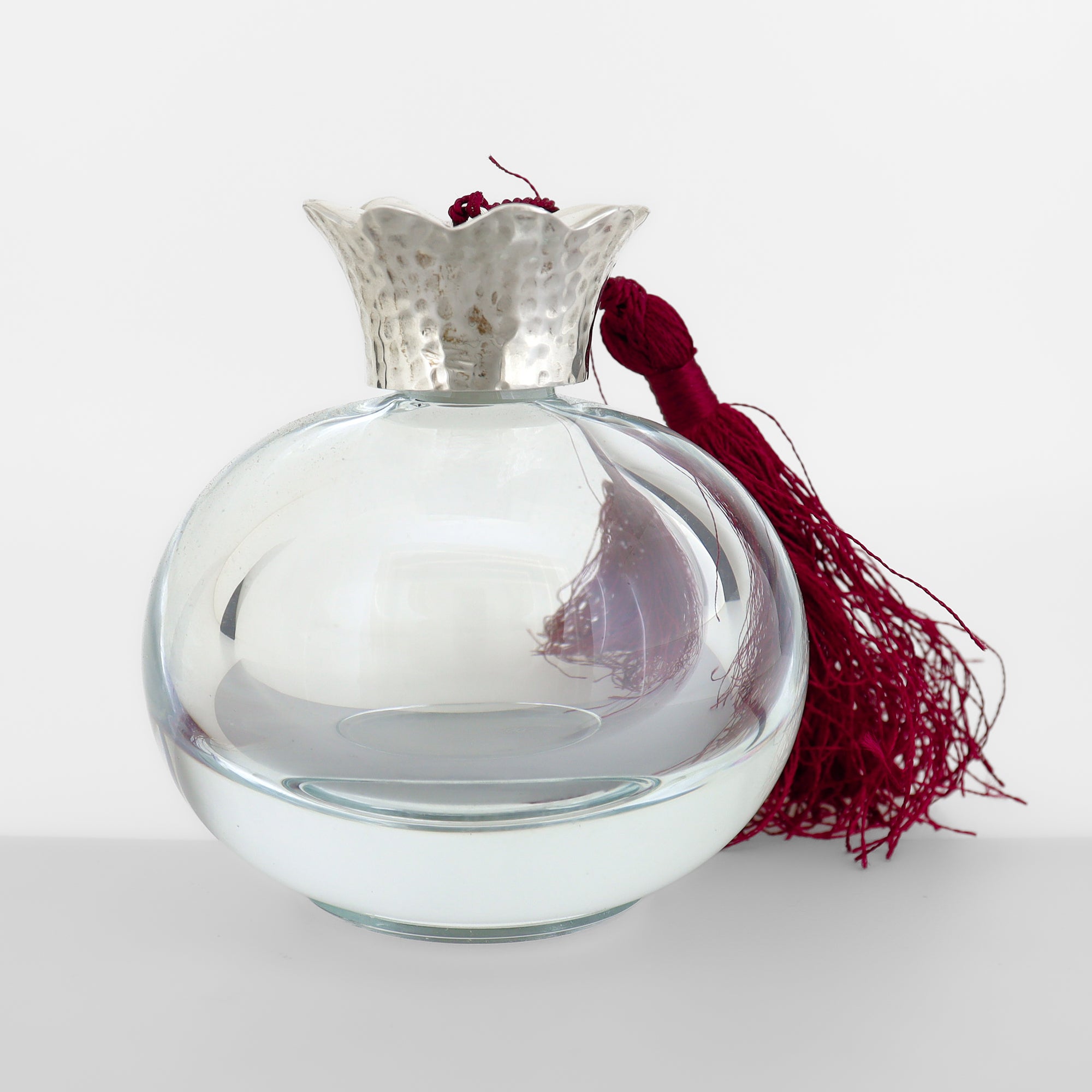Vintage Tiffany and Co. Sterling Silver and Glass Perfume Bottle