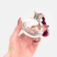 Vintage Tiffany & Co. Sterling Silver & Glass Perfume Bottle