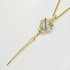 Latreia by Mana Matsuzaki Diamond Sword and Shield Unisex Pendant Necklace