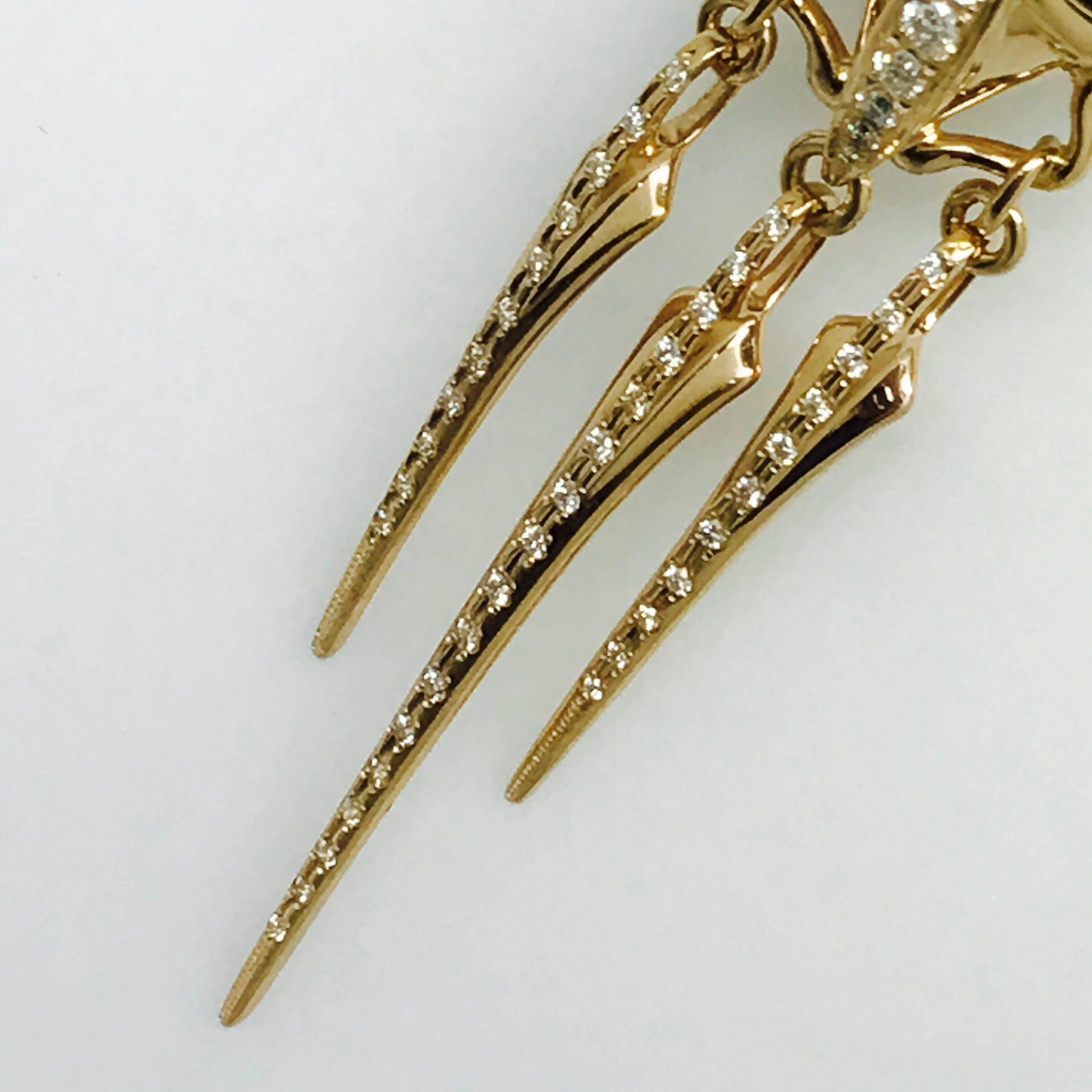 Latreia by Mana Matsuzaki Pearl and Diamond Long Pendant Necklace  1