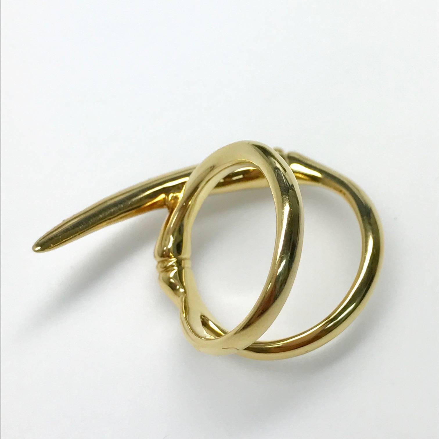 Latreia by Mana Matsuzaki  Keras Diamond Horn Unisex Ring For Sale 1