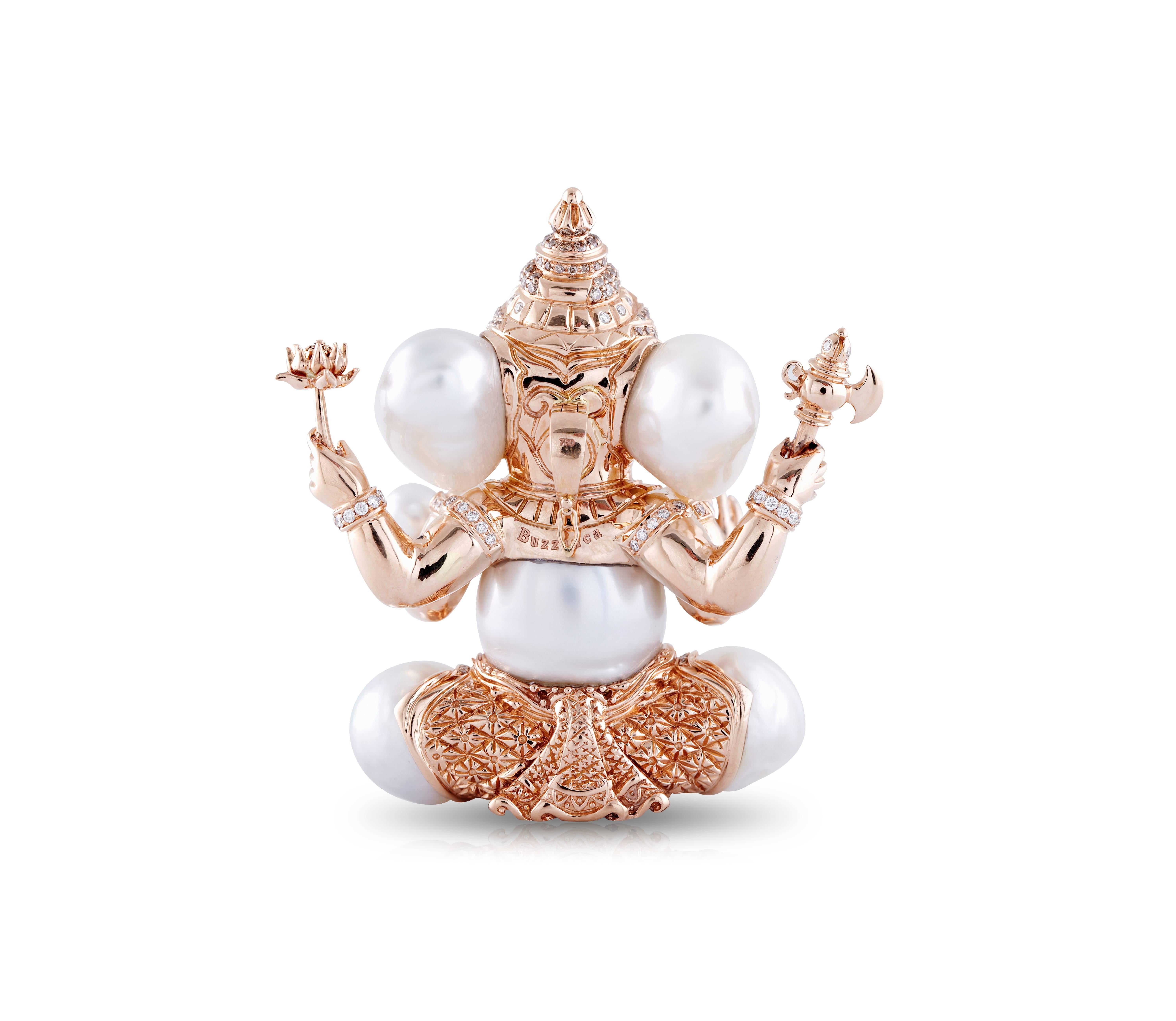 ganesh pendant diamond