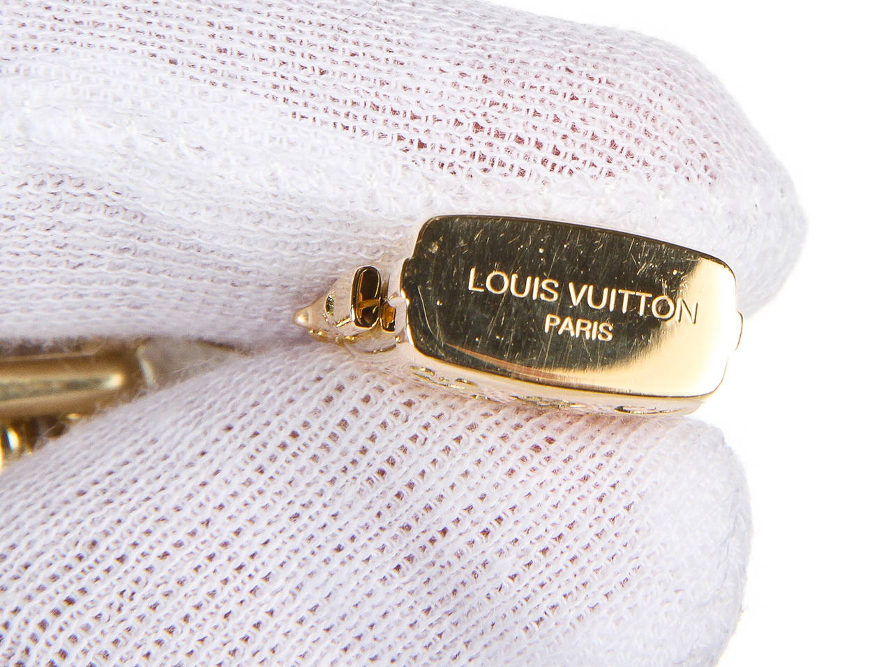 Louis Vuitton Gold Keys and Padlock Bracelet 2