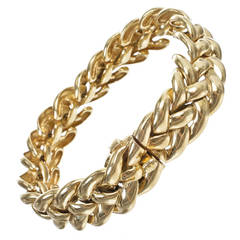 Van Cleef 
Arpels Gold Braided Bracelet