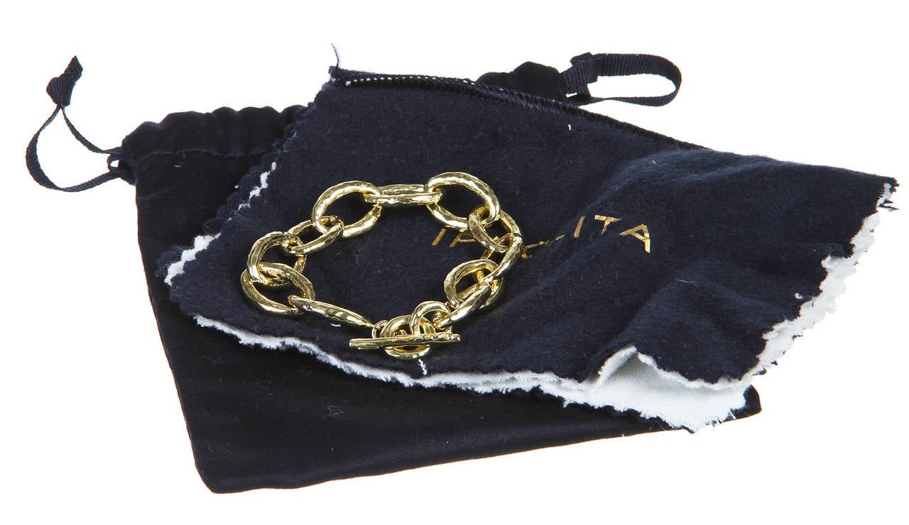 Ippolita Glamazon Gold Chain Link Bracelet For Sale 2